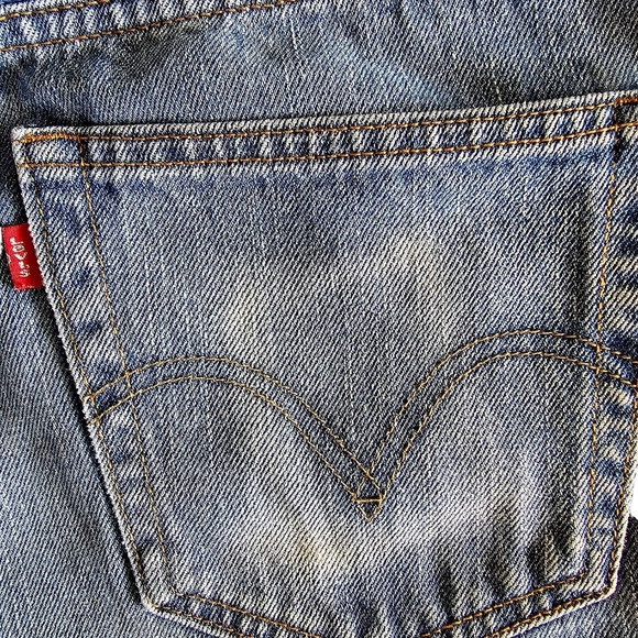 Levi's 505 Regular Fit Jeans Men's 36 x 34 Y2K - Picture 7 of 11